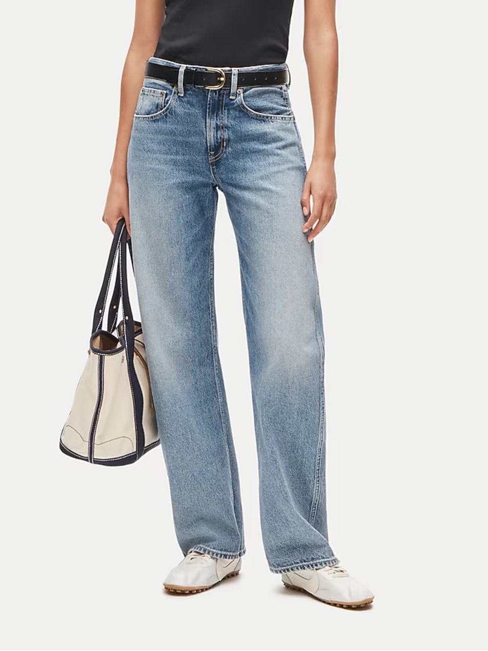 J. Crew Mid-rise slouchy jean in 1984 rigid 100% Cotton 28